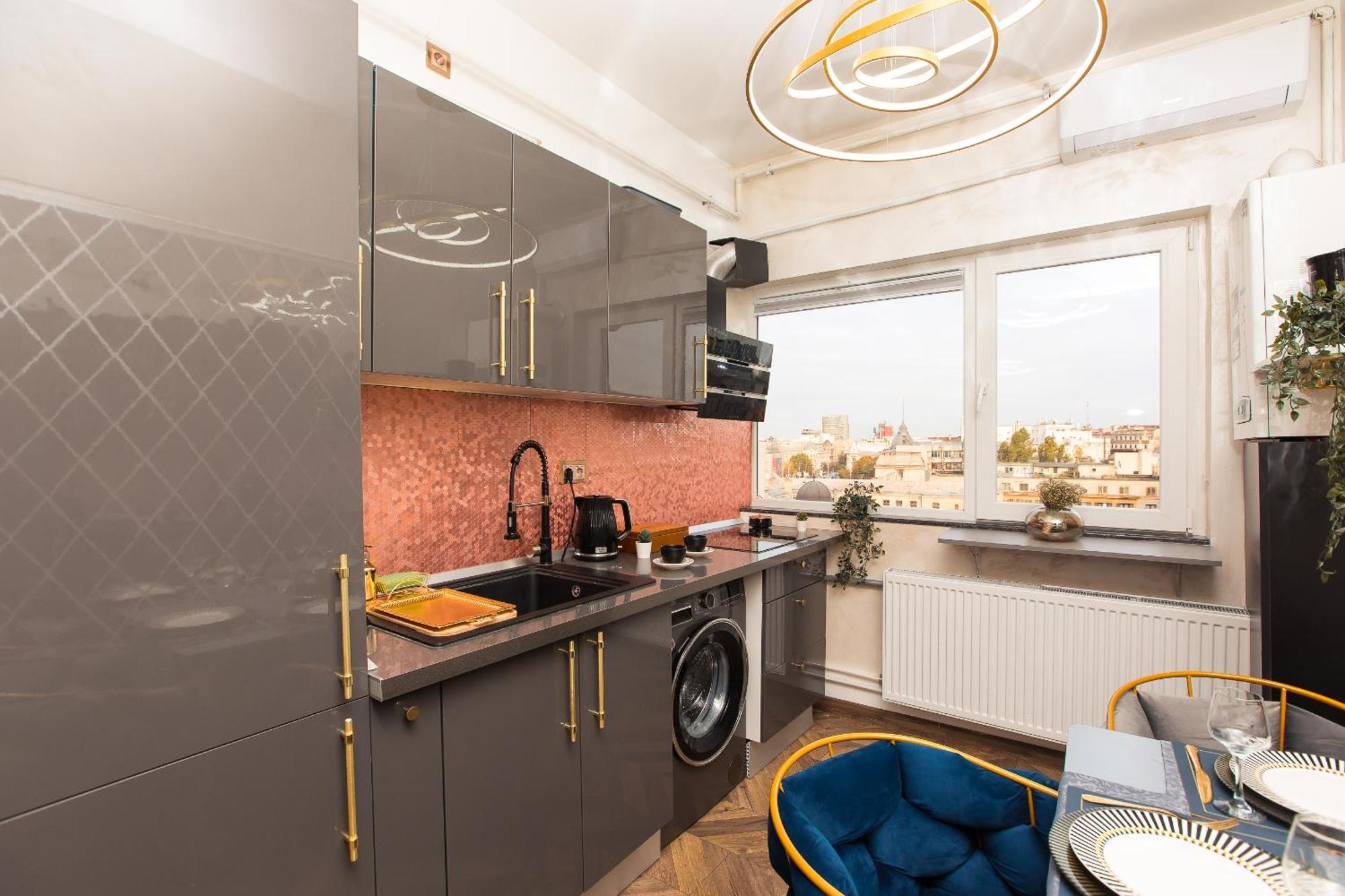 Royalty Apt With City Views On Calea Victoriei Boekarest Buitenkant foto
