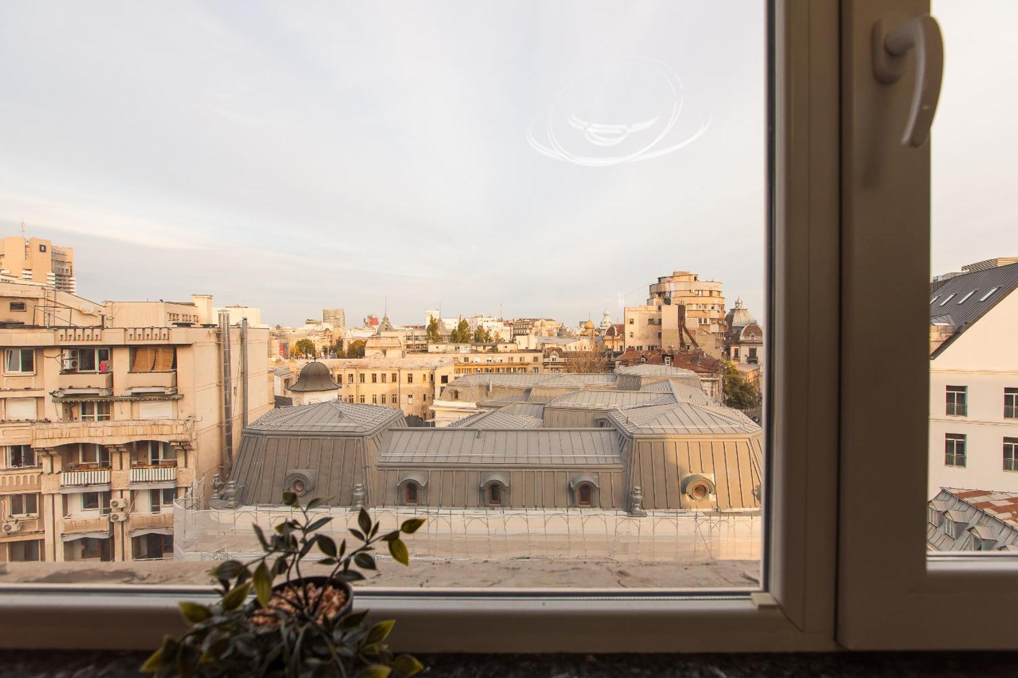 Royalty Apt With City Views On Calea Victoriei Boekarest Buitenkant foto
