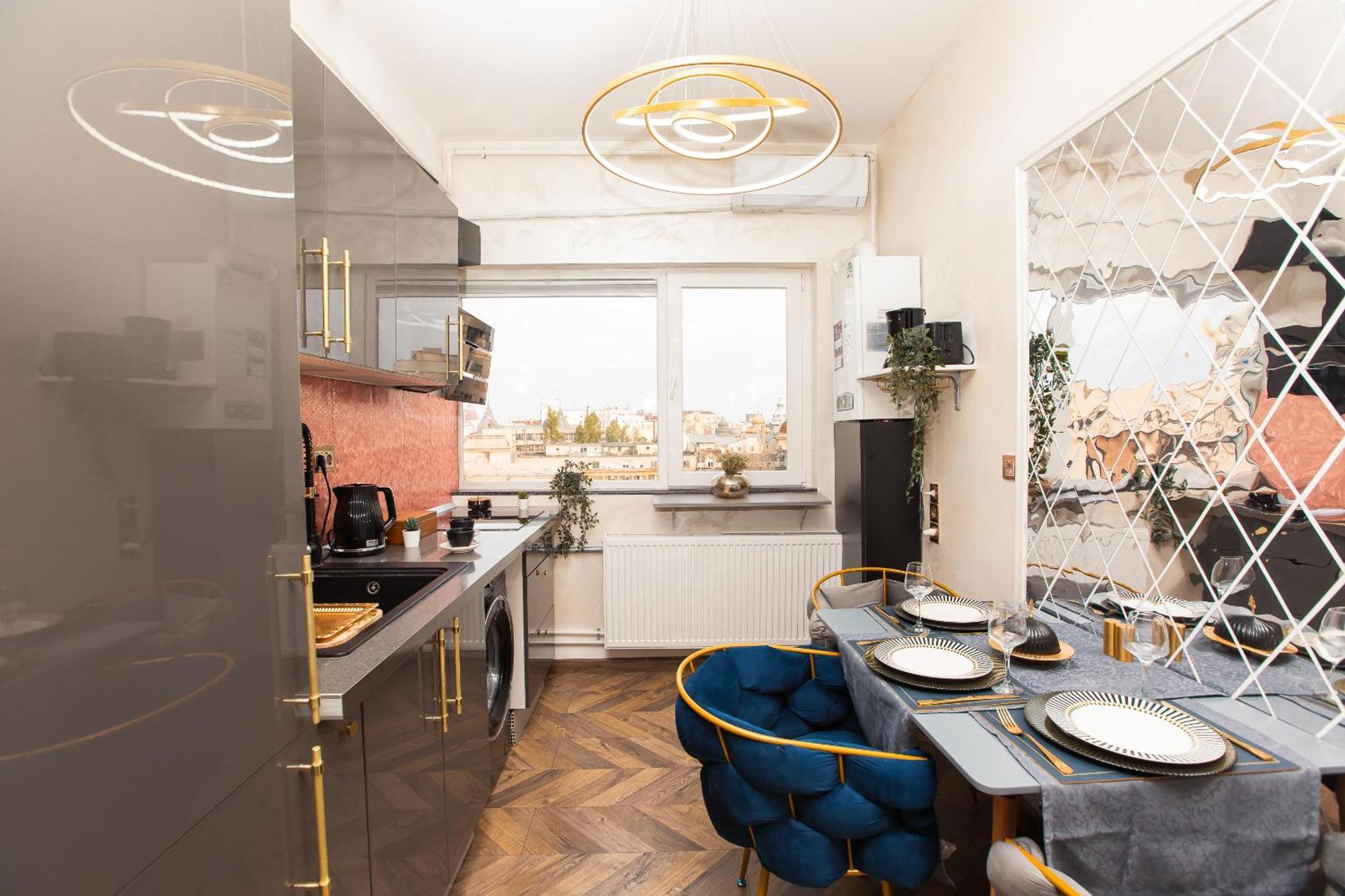 Royalty Apt With City Views On Calea Victoriei Boekarest Buitenkant foto