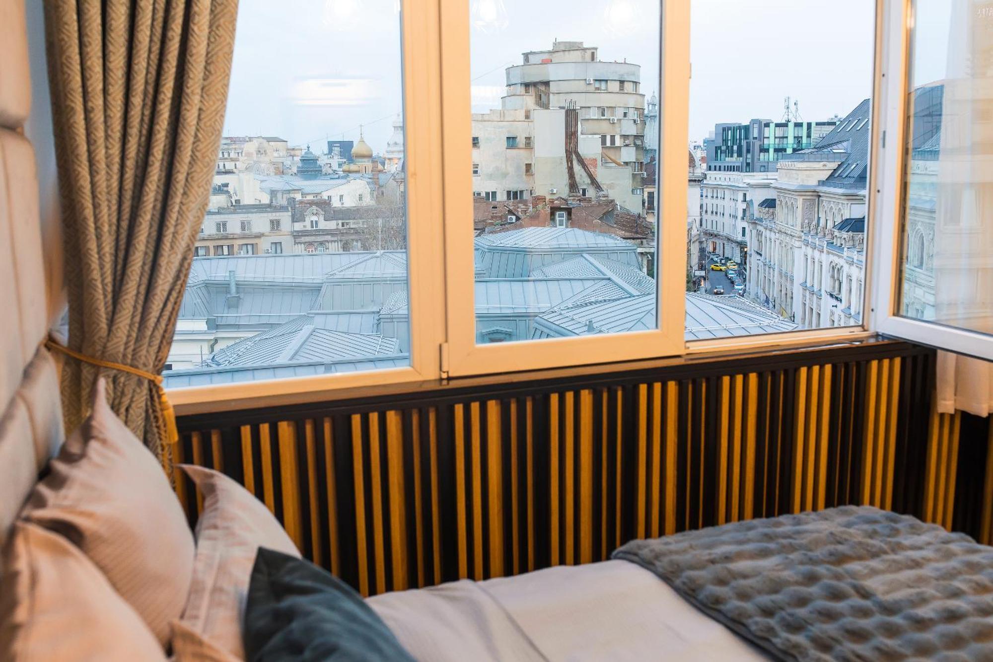 Royalty Apt With City Views On Calea Victoriei Boekarest Buitenkant foto